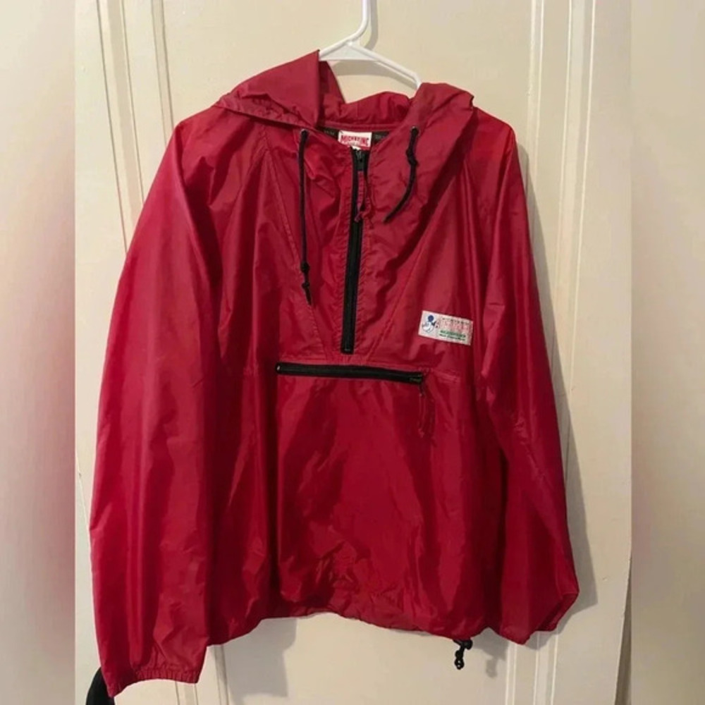 Mickey Mouse Walt Disney Windbreaker Size Medium